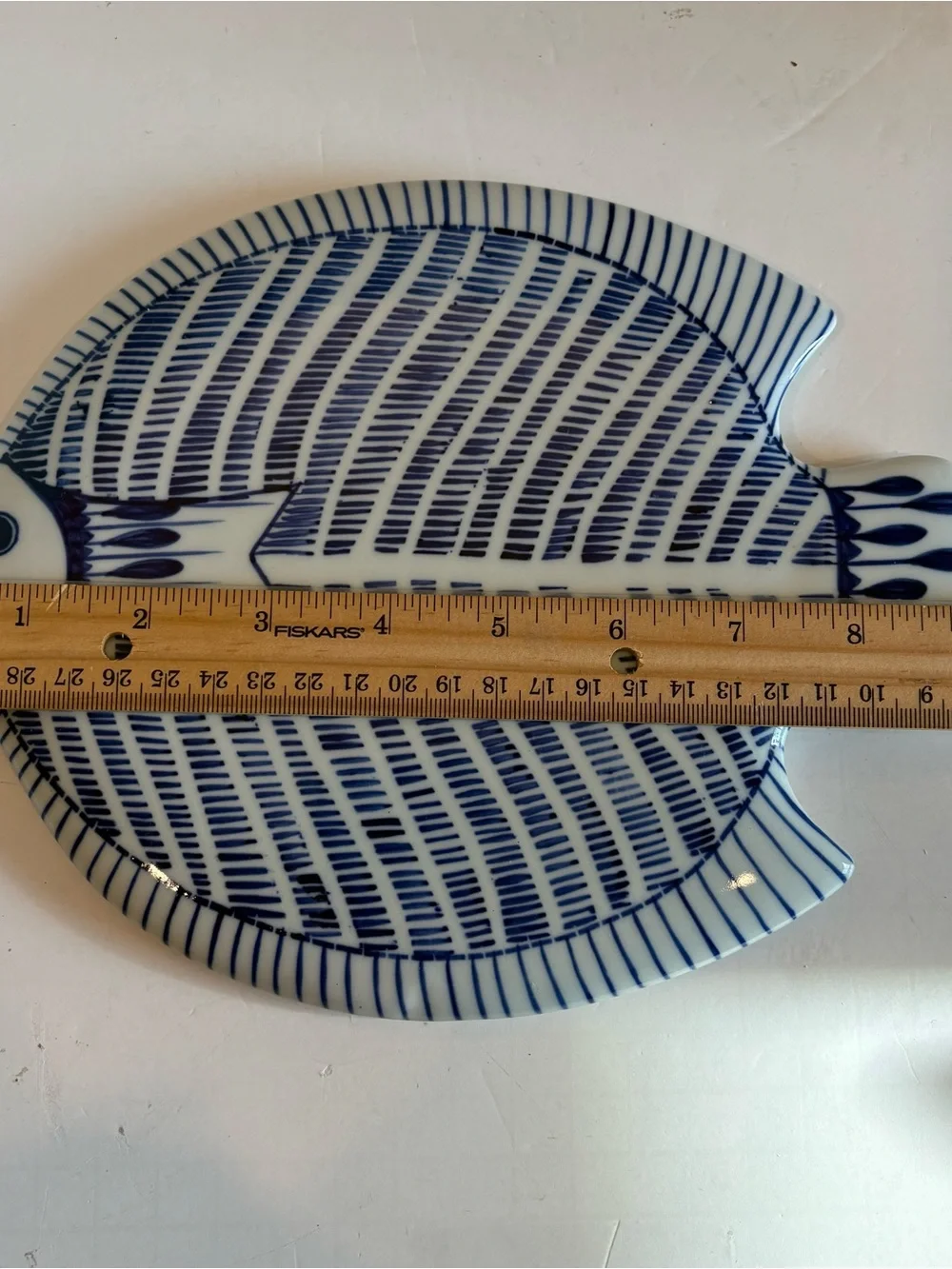 Fish Shaped Trivet Beautiful Blue and White High Quality Feet Protectors